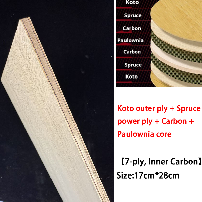 Koto DIY Table Tennis Blade Wo - Stiga Carbon Blade review and price