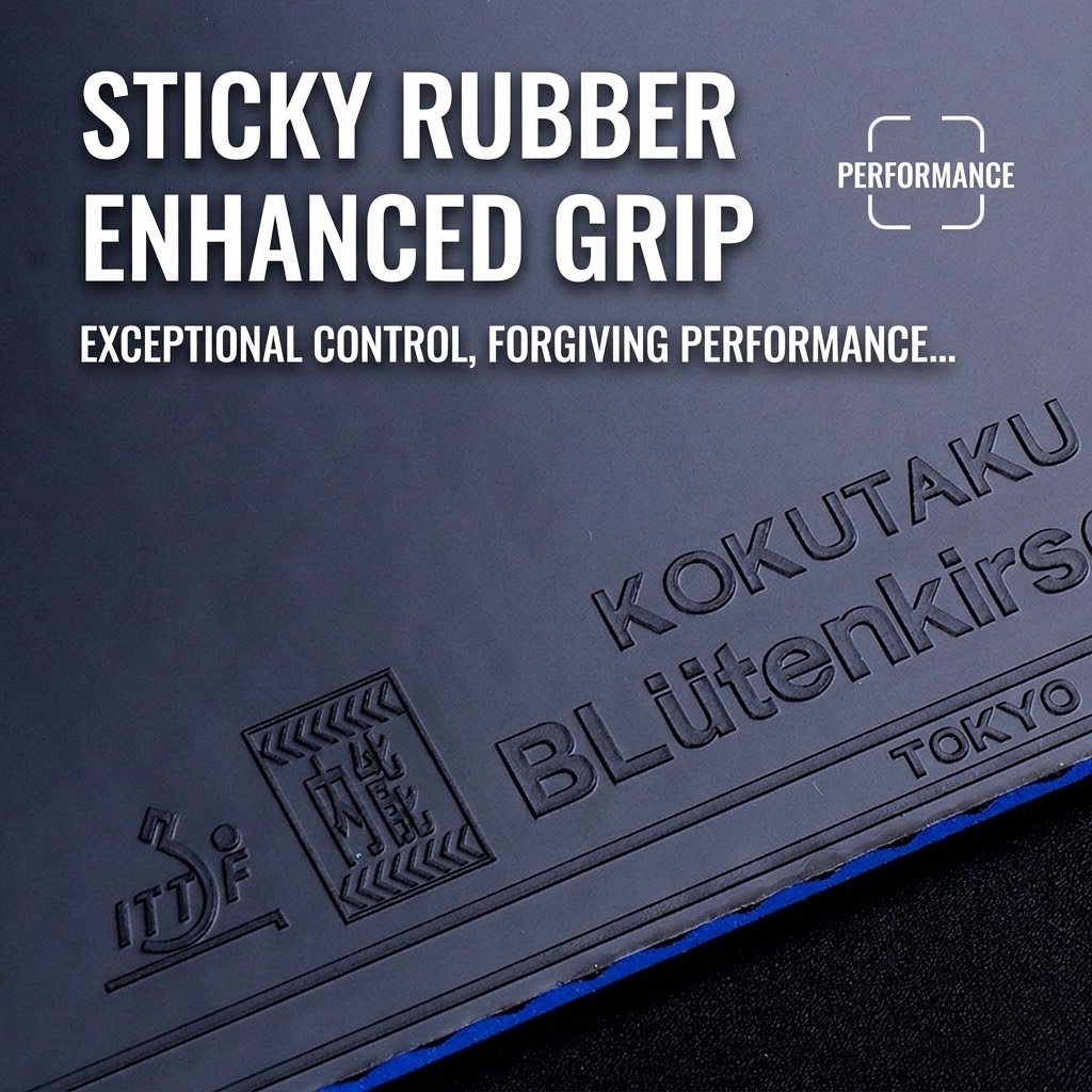 Kokutaku Table Tennis Racket R - Anti Loop Rubber review and price