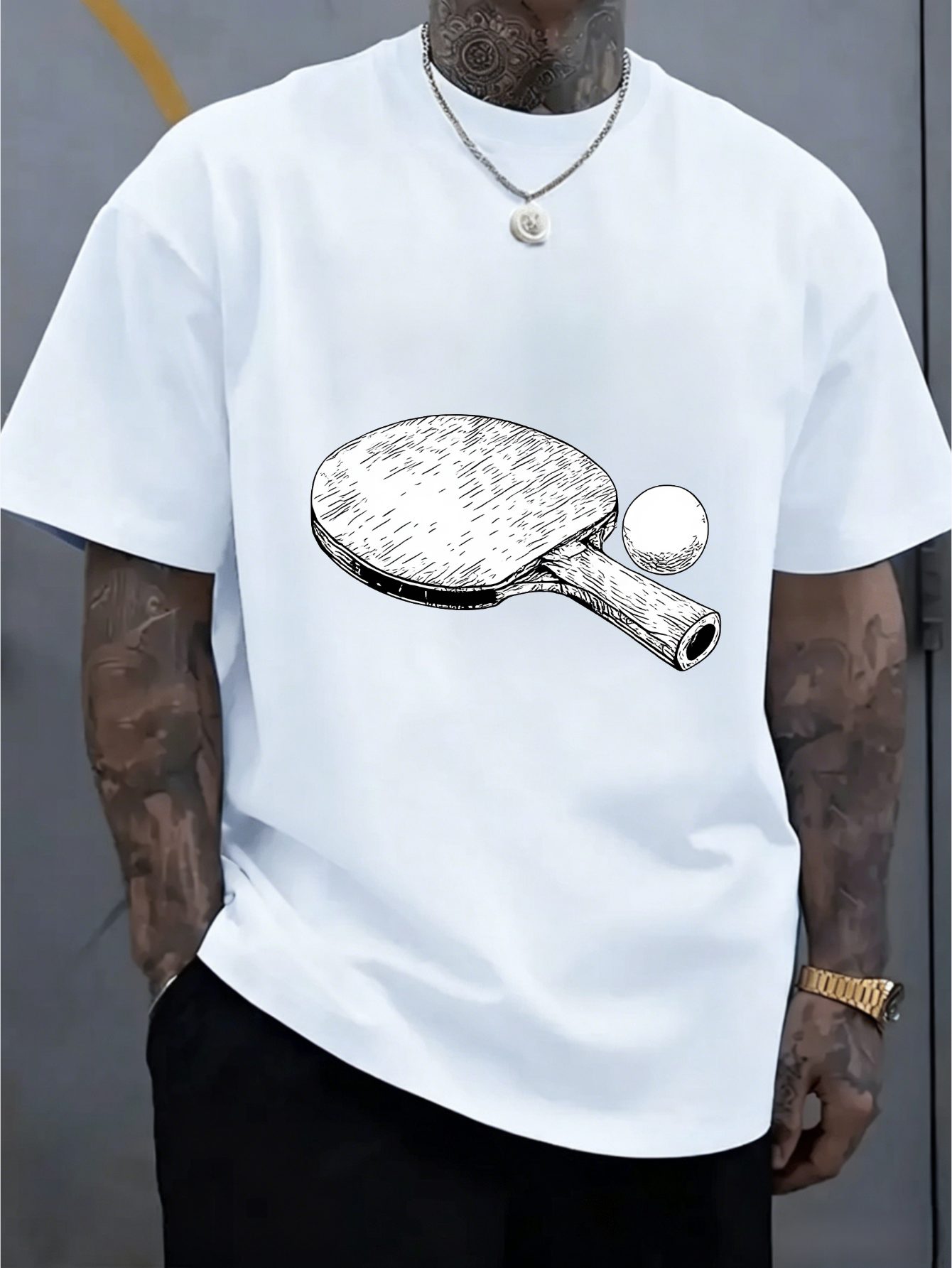 Men Sketch Table Tennis Racket - Table Tennis Outfit Male review and price