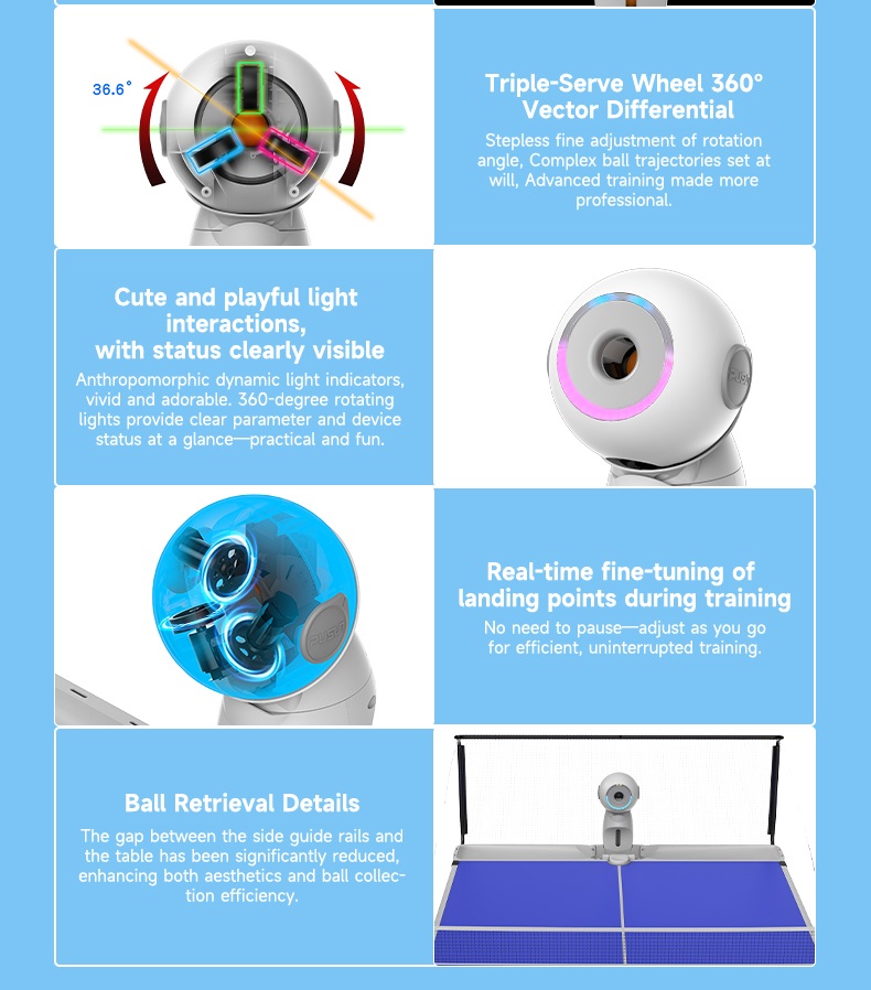 Upgraded Version Electric Inte - Table Tennis Table review and price