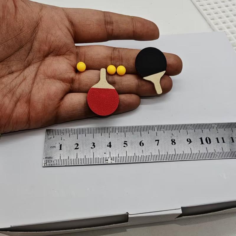 1Set Dollhouse Miniature Ping  - Table Tennis Reference review and price