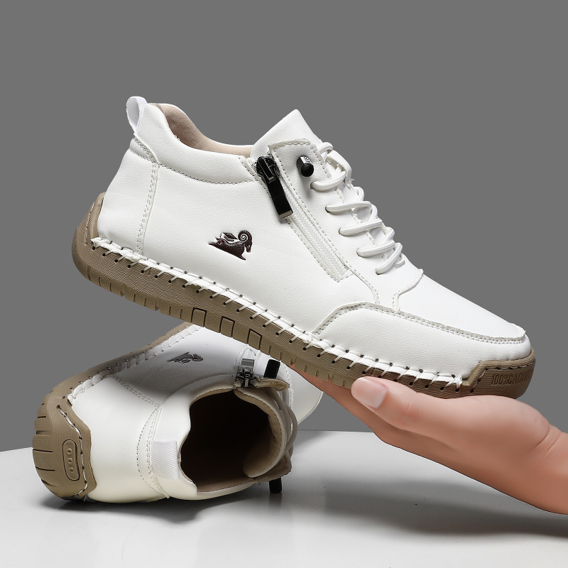 Women's Sneakers Handmade Leat - Anti Loop Rubber review and price