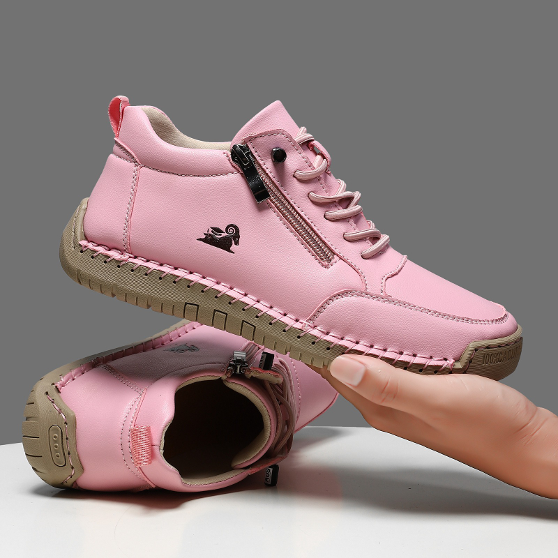 Women's Sneakers Handmade Leat - Anti Loop Rubber review and price