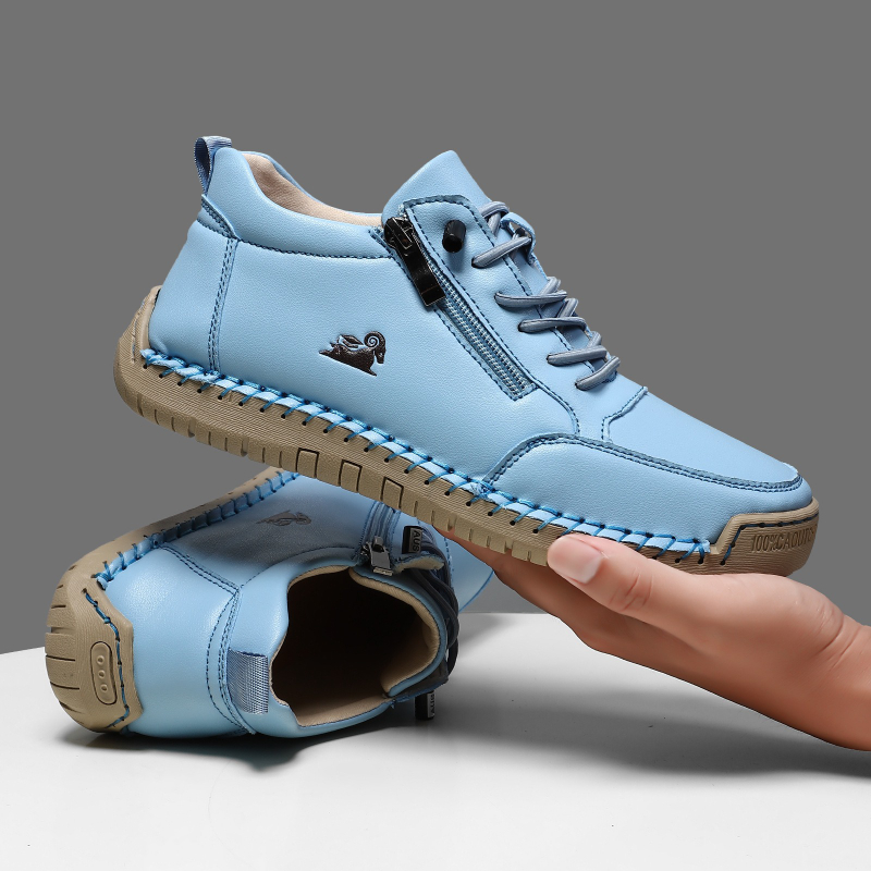Women's Sneakers Handmade Leat - Anti Loop Rubber review and price