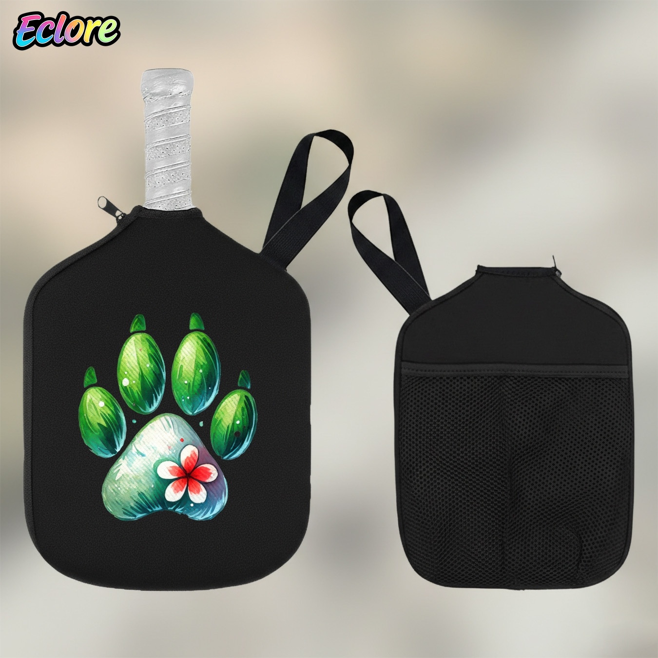 Green Watercolor Paw Print Pad - Table Tennis Table review and price